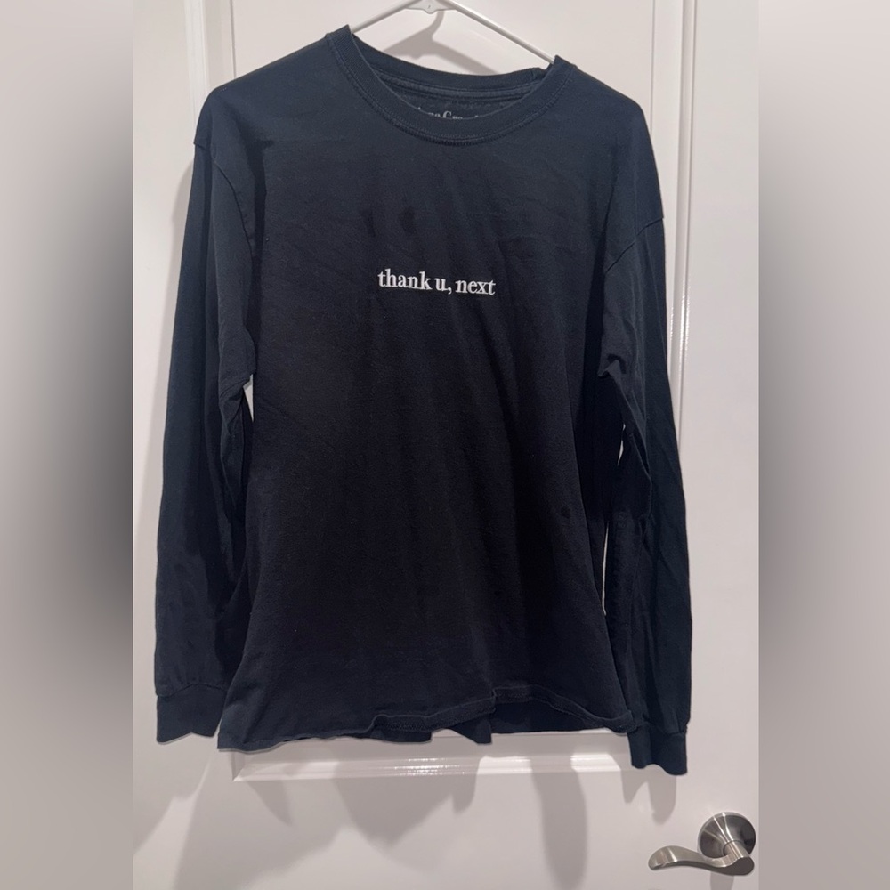 Ariana Grande Black Long Sleeve Shirt
